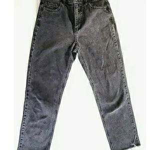 Carly Jean Los Angeles Straight Leg Washed Gray Women's Jeans